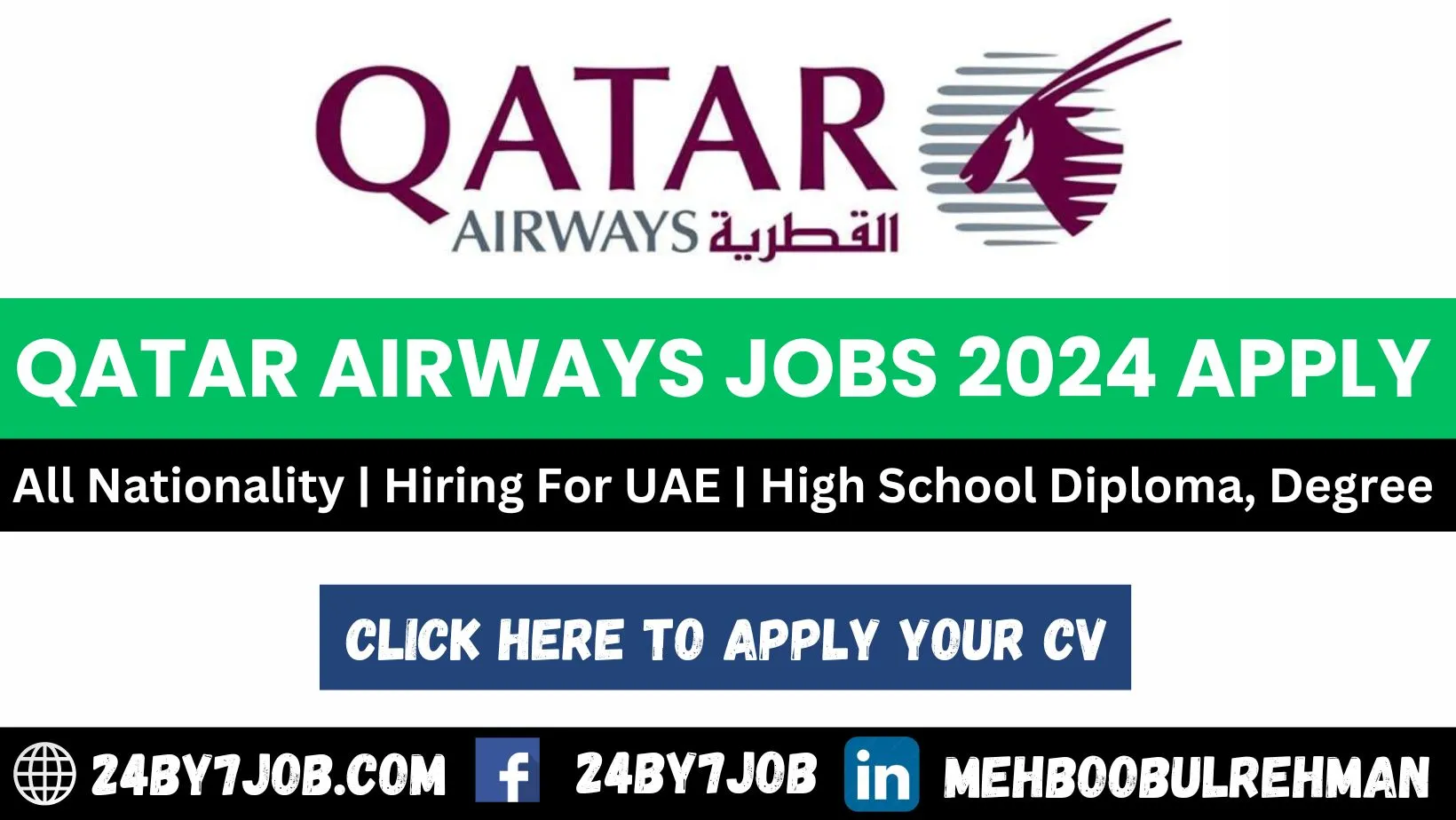 Qatar Airways Careers 2024 | Qatar Airways Jobs