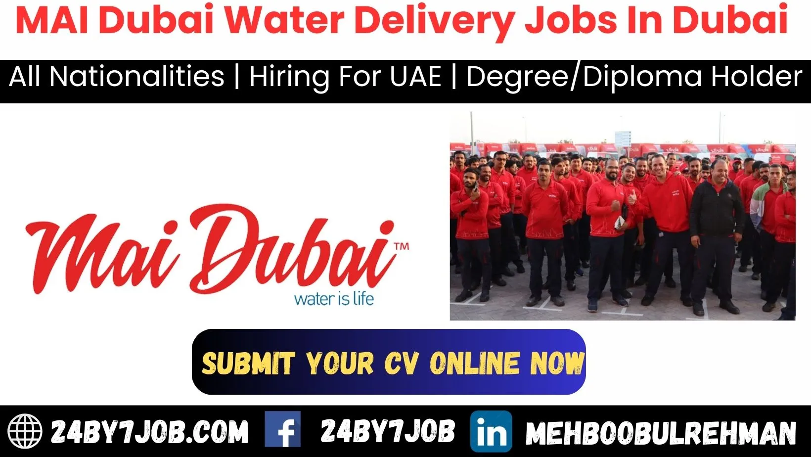 Mai Dubai Water Jobs | 6 Mai Dubai Jobs With Salaries