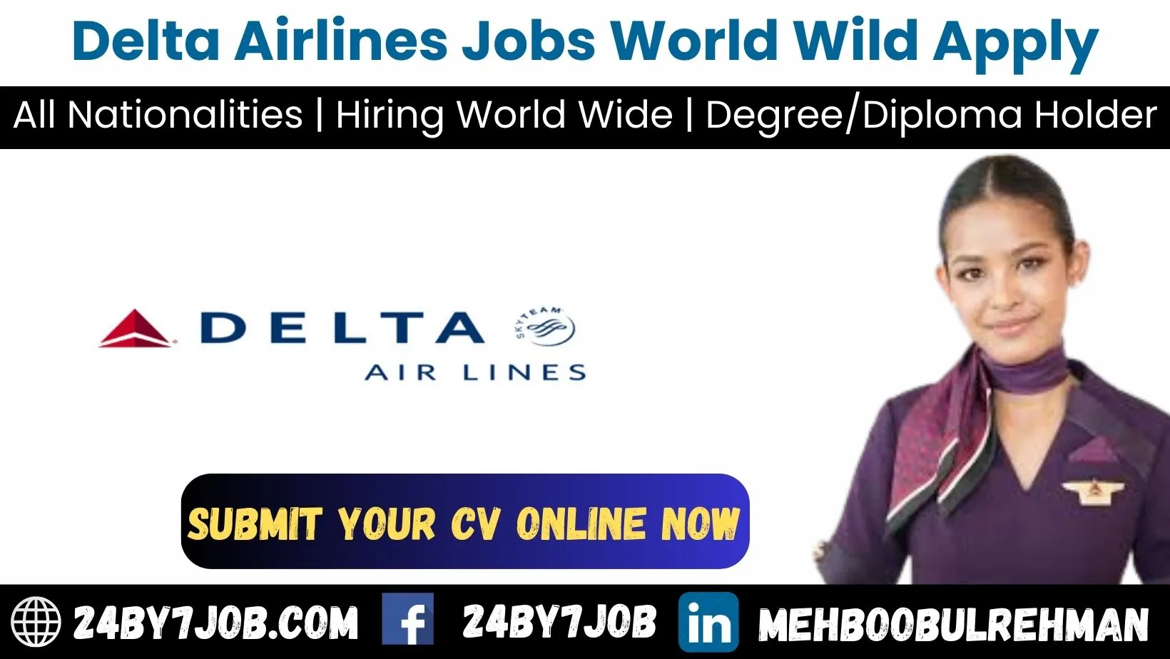 Delta Airline Jobs & Careers 154 Open Positions August 2024