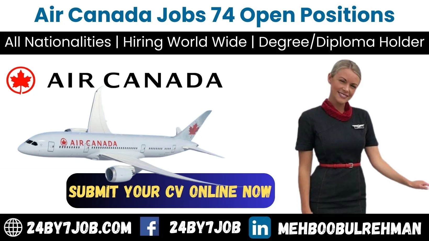 Air Canada Jobs & Careers 74 Open Positions