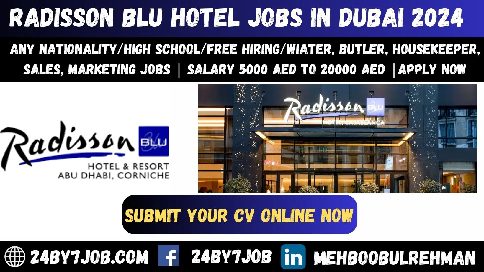 Radisson Blu Careers 2024 Latest Hotel Jobs In Dubai