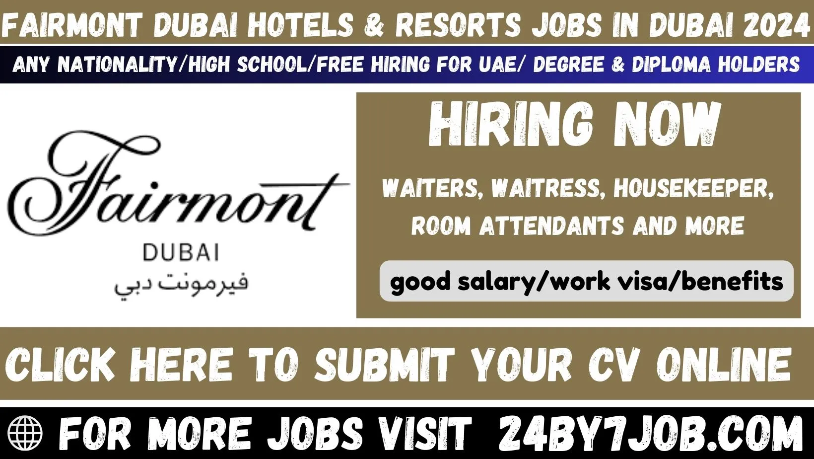 Fairmont Hotel Jobs In Dubai 58 Open Vacancies