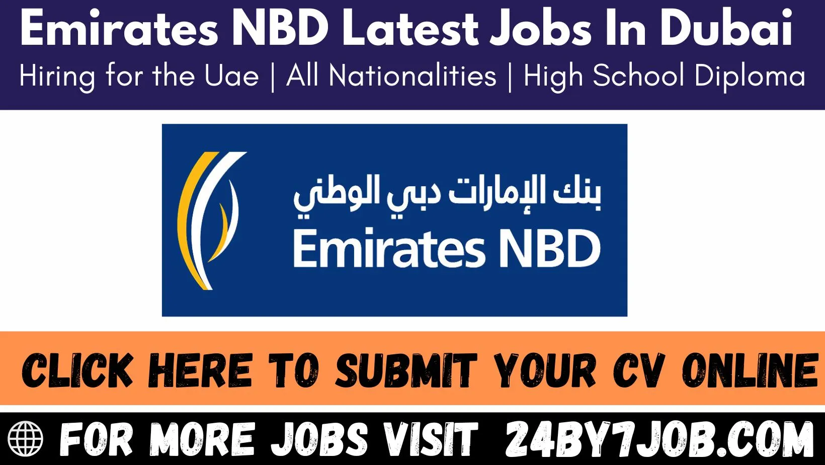 Emirates NBD Careers Jobs In Dubai September 2024