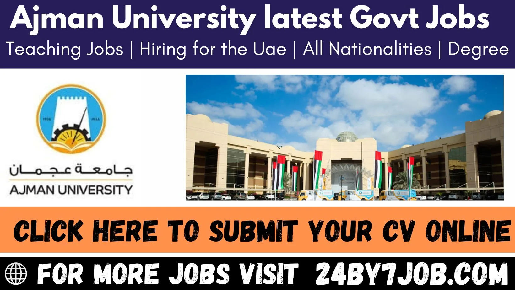 Ajman University Careers 2024 Latest Job Vacancies