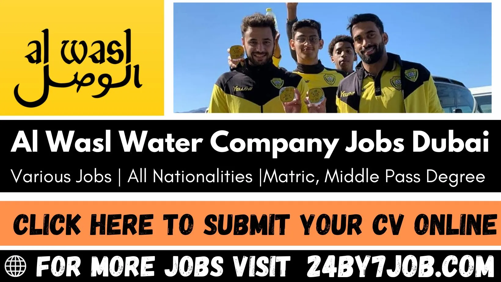 Al Wasl Water Company Jobs In Dubai 2024