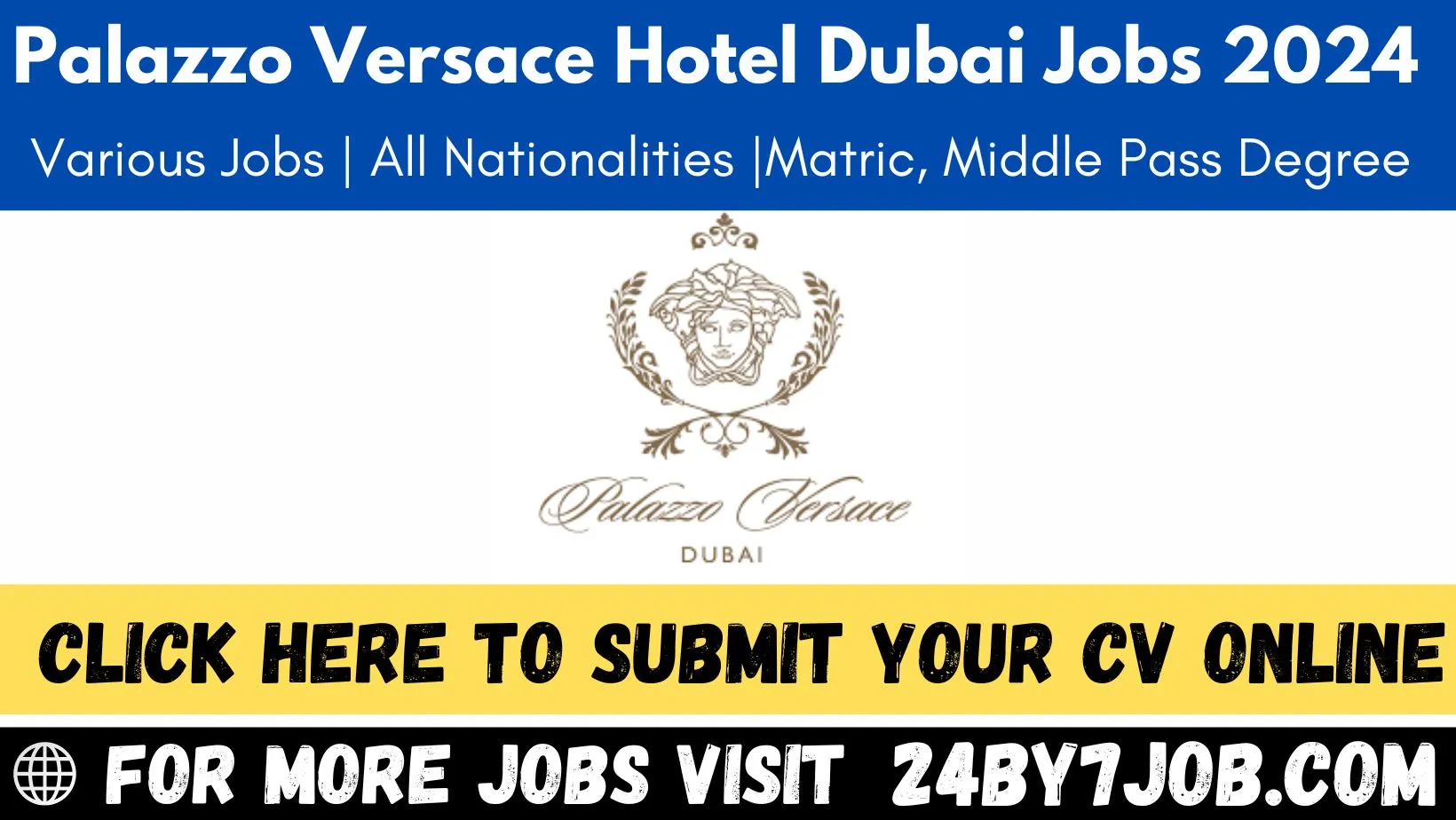 37 Palazzo Versace Hotel Dubai Jobs 2024 Updated