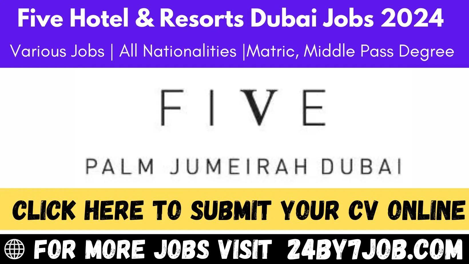 Five Hotels & Resorts Careers 2024 Latest Job Vacancies